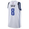 Canotte Uomo Dallas Mavericks Josh Green 8 Nike 2022-23 Association Edition Bianco Swingman